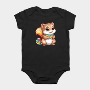 Cute Squirrel Baby Bodysuit